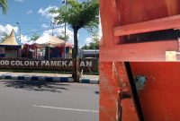 Foto : Keberadaan Food Colony Pamekasan kini dikeluhkan pelaku UMKM lantaran barang barangnya banyak yang hilang 