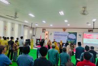 Keterangan Foto: Situasi saat acara forum komunikasi publik tentang standar pelayanan publik di aula RSUD Kabupaten Sampang