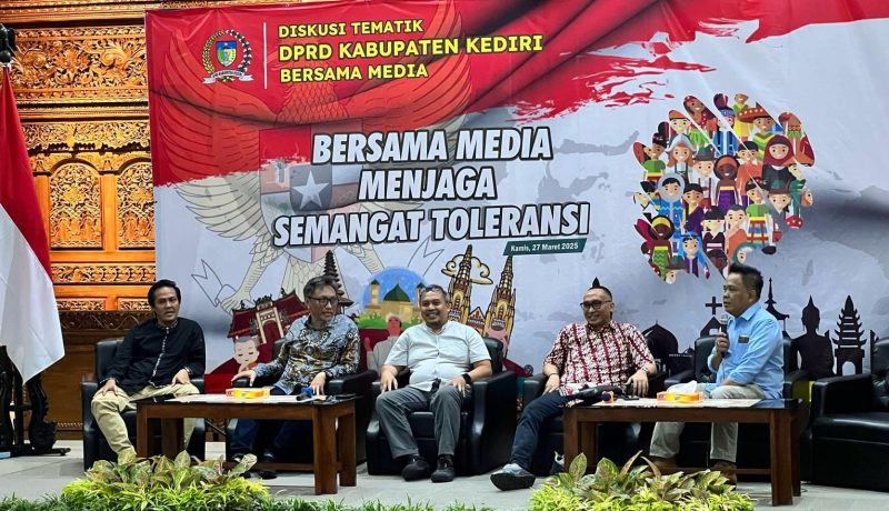 DPRD Kediri Mengajak Insan Media Jaga Semangat Toleransi