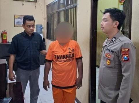 Foto : Pelaku pembacokan yang terjadi di wilayah Ngeni, Kecamatan Wonotirto, Kabupaten Blitar berhasil diamankan Sat Reskrim Polres Blitar kurang dari 2×24 Jam.