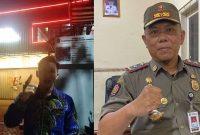 Foto : Ahmad Amin Rifa'e (kiri), Kasatpol PP Sumenep Wahyu Kurniawan Pribadi (kanan)