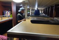 Foto : Komisaris PT Sumekar Moh Romli saat meninjau langsung fasilitas kapal 