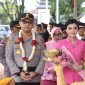 Foto : Tradisi penyambutan Kapolres Sumenep baru berjalan dengan khidmat 