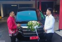 Foto : Wali Kota Blitar Syauqul Muhibbah bersama Putra bungsu Presiden Jokowi Kaesang Pangarep