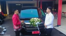 Foto : Wali Kota Blitar Syauqul Muhibbah bersama Putra bungsu Presiden Jokowi Kaesang Pangarep