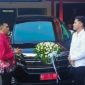 Foto : Wali Kota Blitar Syauqul Muhibbah bersama Putra bungsu Presiden Jokowi Kaesang Pangarep
