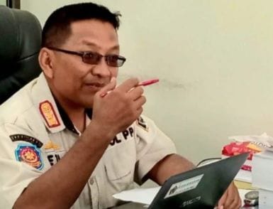 Kepala Bidang Penegakan Hukum Daerah Satpol PP dan Damkar Kabupaten Blitar, Repelita Nugroho.