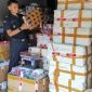 Ribuan batang rokok tanpa cukai atau ilegal hasil penindakan