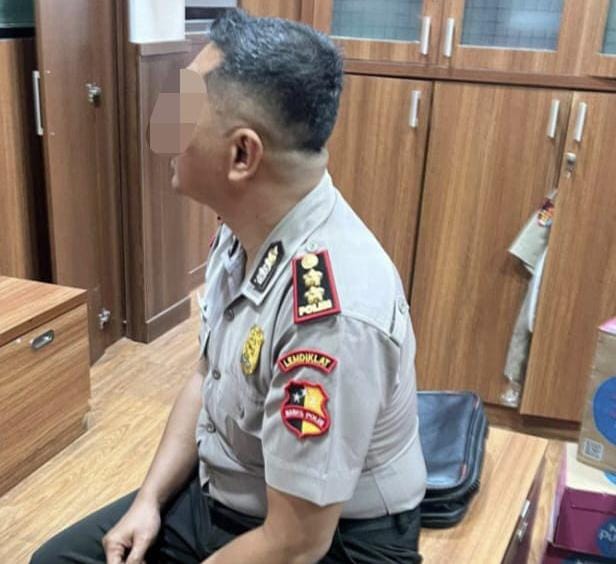 Foto  : AKBP Rahman Arif  menjalani Sidang Kode Etik  di  Propam Mabes Polri