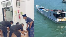 Foto : Prosesi pemulangan Jenazah Rahmad ke Pulau Kangean 