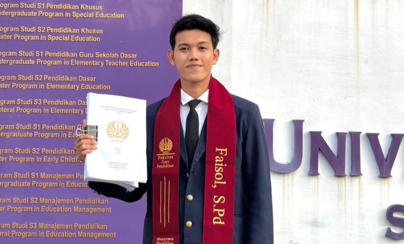 Foto : Faisol, Mahasiswa Jurusan Manajemen Pendidikan UNESA