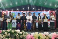 Foto : Festival Musik Hadrah Piala Bupati Sumenep resmi ditutup oleh Disbudporapar Sumenep Moh Iksan 