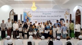 Pemberian Santunan Kepada Kaum Duafa dan Anak Yatim