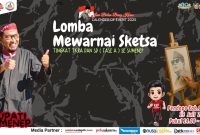 Flyer lomba Sketsa Bung Karno
