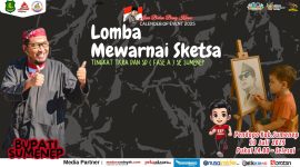 Flyer lomba Sketsa Bung Karno 