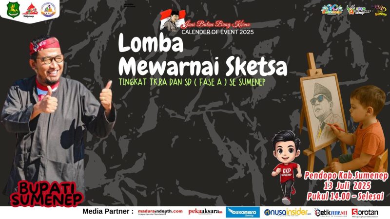 Flyer lomba Sketsa Bung Karno 