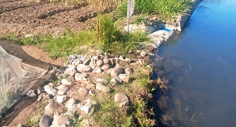 Foto: Kondisi plengsengan sungai Provinsi pasca dibongkar