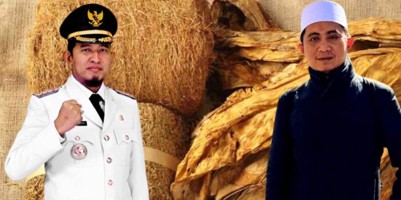 Foto : Bupati Sumenep Achmad Fauzi Wongsojudo (kiri ) Ketua Paguyuban Pengusaha Rokok Sumenep, H. Sofwan Wahyudi atau H. Udik (kanan)