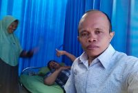Foto : Afif (36), warga Desa Grujugan, Kecamatan Gapura