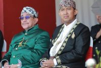 Bupati Sumenep Achmad Fauzi Wongsojudo bersama Wabup Kiai Imam Hasyim