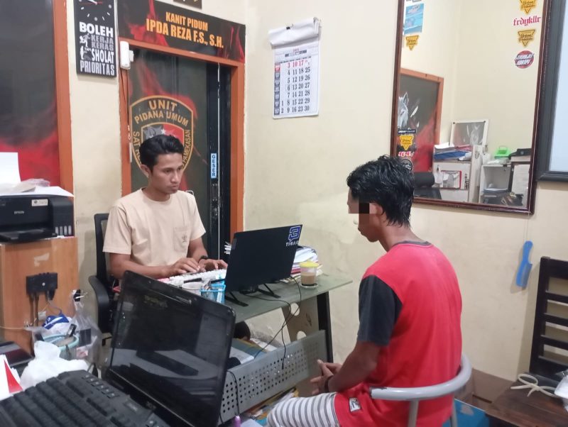 Foot : Pelaku diinterogasi penyidik Polres Pamekasan 