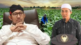 Bupati Sumenep (kiri), Ketua Paguyuban Pabrik Rokok Sumenep H. . Syafwan Wahyudi (kanan ) . Panggung megah Festival Tembakau Madura 2025 di Sumenep menjadi saksi pertaruhan integritas. Pabrik besar maupun kecil dipaksa membuktikan diri di depan publik