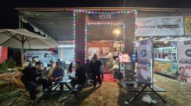 Stand Myze menjadi tempat nongkrong favorit pengunjung, menawarkan suasana santai dan minuman berkualitas di tengah keramaian festival