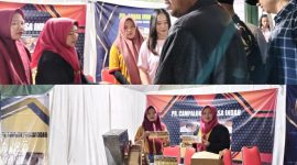 Keterangan Foto:
Bupati Sumenep Achmad Fauzi Wongsojudo yang didampingi  PLT Sekda Syahwan Effendi, Kadisbudpor Sumenep dan sejumlah pejabat daerah meninjau stand PR Campalok Perkasa Indah yang memproduksi  SKT Bening Alami.
 Kehadiran mereka menjadi simbol dukungan penuh pemerintah terhadap eksistensi industri kretek Madura sebagai identitas, kebanggaan, dan kekuatan ekonomi lokal.