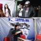 Bupati Sumenep Achmad Fauzi Wongsojudo yang didampingi  PLT Sekda Syahwan Effendi, Kadisbudpor Sumenep dan sejumlah pejabat daerah disambut ramah saat meninjau stand Gataful 600
