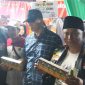Bupati Sumenep Achmad Fauzi Wongsojudo yang didampingi  PLT Sekda Syahwan Effendi, Kadisbudpor Sumenep dan sejumlah pejabat daerah disambut ramah saat meninjau stand PR Pandi Mas