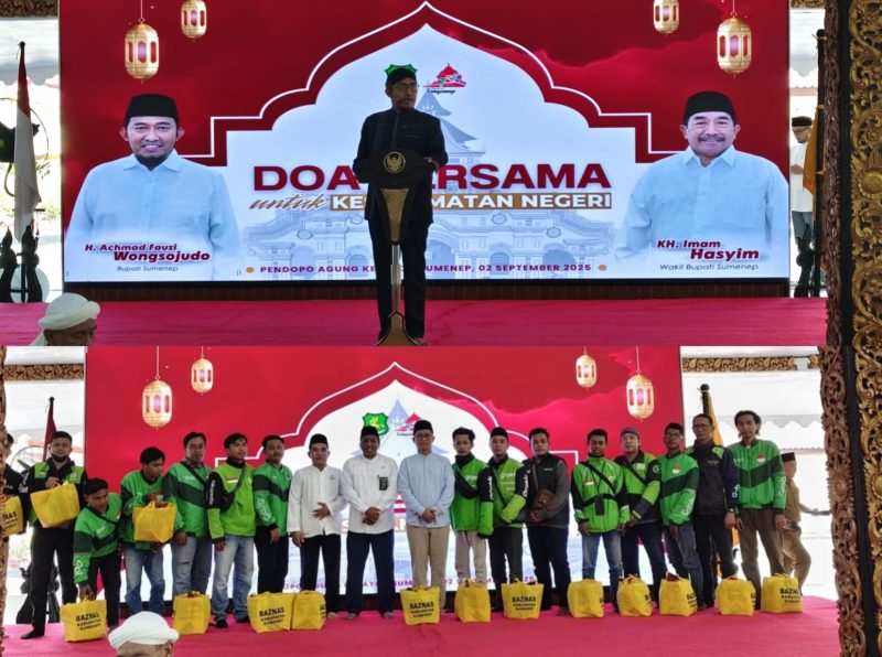 Doa bersama di Pendopo Agung Sumenep 