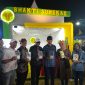 Foto: Bupati Sumenep Achmad Fauzi Wongsojudo yang didampingi  PLT Sekda Syahwan Effendi, Kadisbudporpar, dan Kasdim saat meninjau stand pembangunan BPRS Bhakti Sumekar 
