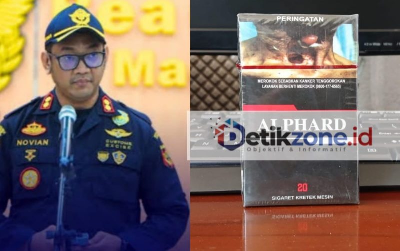 KOLASE FOTO. Rokok ilegal merk 