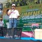 Kepala Disbudporapar Sumenep membuka Sumenep Bugar 2025 yang dikemas dengan olahraga, budaya, dan aksi sosial di Taman Bunga.
