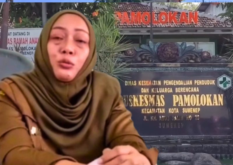 Keterangan Foto:
Potret Puskesmas Pamolokan yang kini ternoda kontroversi: halaman fasilitas kesehatan ini disulap menjadi ladang pungli saat Festival Kerapan Sapi. Di sudut foto, Kepala Puskesmas Pamolokan, drg. Novia Sri Wahyuni, M.Kes, menjadi sorotan publik karena membiarkan praktik ini terjadi, memicu kemarahan warga