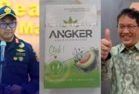 KOLASE FOTO. Rokok ilegal merk 