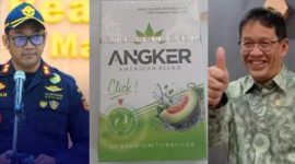 KOLASE FOTO. Rokok ilegal merk 