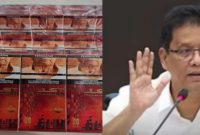 KOLASE FOTO. Menteri Keuangan Purbaya Yudhi Sadewa. Rokok ilegal merk Just yang ditengarai milik salah satu Sultan di Kabupaten Pamekasan yang hingga kini masih dibiarkan beredar luas