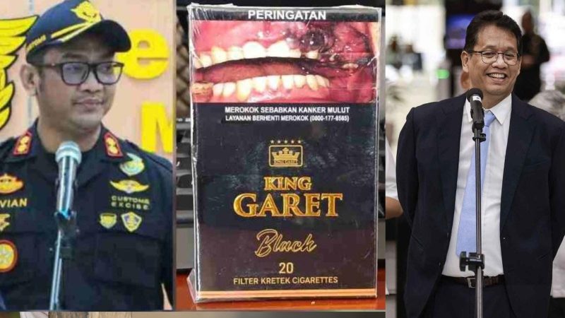 Rokok ilegal King Garet Black yang dijual murah di pasaran tanpa cukai. Publik menuding BC Madura tutup mata dan menantikan langkah tegas Menkeu Purbaya terhadap pemiliknya, NHN.
