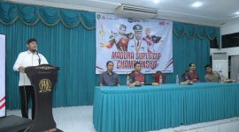 Bupati Sumenep, Achmad Fauzi Wongsojudo, saat membuka Esports Madura Championship 2025, menegaskan pentingnya anak muda Madura menguasai ekosistem digital