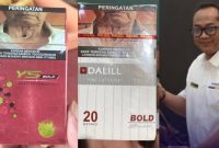 KOLASE FOTO. Novian Dermawan, Kepala Bea Cukai Madura dan rokok ilegal merk 