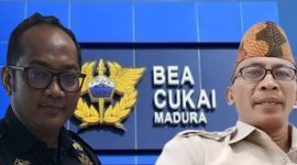 KOLASE FOTO. Kantor Bea Cukai Madura yang merupakan satuan kerja di bawah Kementerian Keuangan yang berkantor di Pamekasan yang dipimpin Novian Dermawan yang bertubi-tubi mendapatkan sorotan masyarakat baik dari persoalan penegakan hukum rokok ilegal hingga bobroknya pelayanan. Dan Kepala Dinas PUPR Pamekasan, Amin Jabir, yang bakal lapor Ombudsman