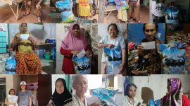 Senyum para penerima bantuan menjadi bukti nyata bahwa kebaikan sekecil apa pun membawa kebahagiaan.
