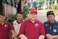 Pimpinan Redaksi Brata Pos, Zaibi Susanto, menyampaikan bahwa Rakernas tahun ini mengusung tema besar : penguatan digitalisasi serta peningkatan kapasitas jurnalis. (Foto : Bimo)