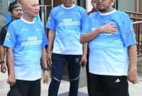 Ketua PKDI, Bupati Sumenep Achmad Fauzi, dan MH Said Abdullah terlihat kompak menghadiri Myze Fun Run 2025.

