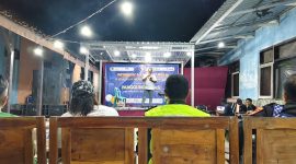 Suasana meriah Panggung Kreasi JSI 2025 yang berlangsung di Warung Kopi WMS, menjadi ruang ekspresi bagi anak muda dan pelaku UMKM Sumenep