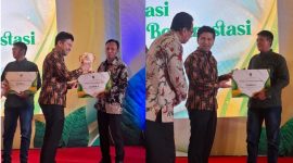 Keterangan Foto:
Dibawah kepemimpinan Chainur Rasyid, DKPP Sumenep terus mendorong inovasi petani tembakau hingga berhasil meraih dua penghargaan pada ajang Gema Inovasi Pengembangan Tembakau tingkat Jawa Timur.