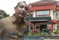 DUGAAN ANGGARAN JUMBO — Kepala Dinas Pendidikan Sumenep, Agus Dwi Saputra, enggan buka suara terkait belanja hibah APE PAUD senilai Rp 3 miliar lebih.
