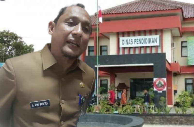 DUGAAN ANGGARAN JUMBO — Kepala Dinas Pendidikan Sumenep, Agus Dwi Saputra, enggan buka suara terkait belanja hibah APE PAUD senilai Rp 3 miliar lebih.

