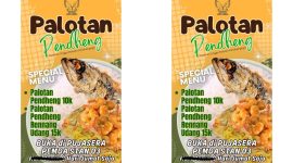 Rasakan Palotan Pendeng Setiap Jumat!
Datang dan nikmati kuliner khas Madura di Pujasera Pemkab Sumenep. Selain Palotan Pendeng, tersedia juga Nasi Rujak, Gado-gado, Nasi Ayam Penyet, dan aneka camilan tradisional.
Mari dukung UMKM lokal, bangun interaksi sosial, dan jadikan waktu makan siang lebih bermakna